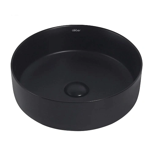 Раковина ABBER Bequem AC2108MB накладная, черная матовая Раковина ABBER Bequem AC2108MB накладная, черная матовая