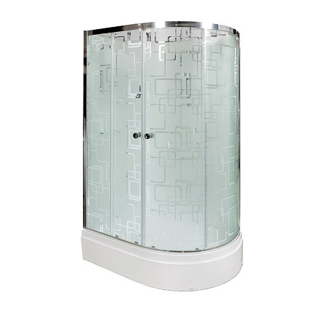 Душевая кабина Dto EM2712LN (EM2712LNGM) 120x80 см с гидромассажем