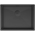 Кухонная мойка Paulmark NEXT 58 UNI, PM215844-MBN, матовый черный, 580х440мм 1,2мм Кухонная мойка Paulmark NEXT 58 UNI, PM215844-MBN, матовый черный, 580х440мм 1,2мм