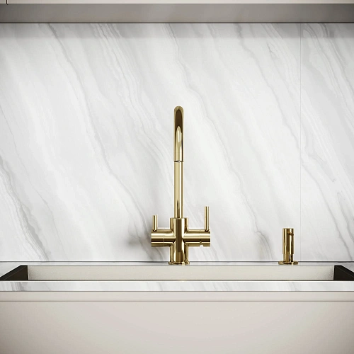 Смеситель для кухни SANCOS Taper SC4012ZG с возможностью подключения фильтра, полированное золото Смеситель для кухни SANCOS Taper SC4012ZG с возможностью подключения фильтра, полированное золото