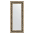 Зеркало в багетной раме Evoform Exclusive BY 3527 59 x 139 см, вензель серебряный Зеркало в багетной раме Evoform Exclusive BY 3527 59 x 139 см, вензель серебряный