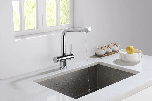 Смеситель для кухни Timo Saona 2396/00F с подключением фильтра хром Смеситель для кухни Timo Saona 2396/00F с подключением фильтра хром