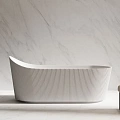 Ванна отдельностоящая ABBER AB9445MW 170x80 универсальная, белая матовая, акриловая Ванна отдельностоящая ABBER AB9445MW 170x80 универсальная, белая матовая, акриловая