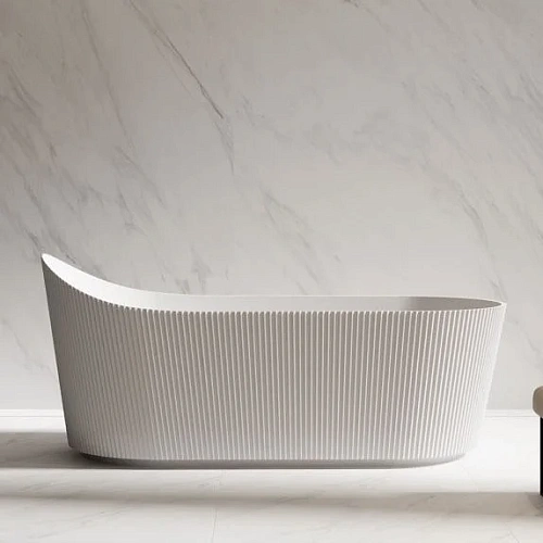 Ванна отдельностоящая ABBER AB9445MW 170x80 универсальная, белая матовая, акриловая Ванна отдельностоящая ABBER AB9445MW 170x80 универсальная, белая матовая, акриловая