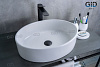 Картинка анонса товара «раковина gid n9012 51106 накладная белая 50x36x14»
