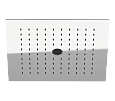 Верхний душ Remer 357EFS44G потолочный 44 см Верхний душ Remer 357EFS44G потолочный 44 см