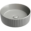 Картинка анонса товара «раковина ceramica nova element cn6057mh антрацит матовый накладная»