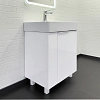 Тумба с раковиной Comforty Асти 60Н 00-00019247 напольная белый глянец раковина CF3WL032