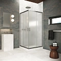Душевой уголок Vegas-glass ZA Protec 70 11 10 700x700 мм, профиль оружейная сталь, стекло сатин Душевой уголок Vegas-glass ZA Protec 70 11 10 700x700 мм, профиль оружейная сталь, стекло сатин