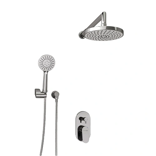 Душевая система WasserKRAFT A14229 встраиваемая хром Душевая система WasserKRAFT A14229 встраиваемая хром