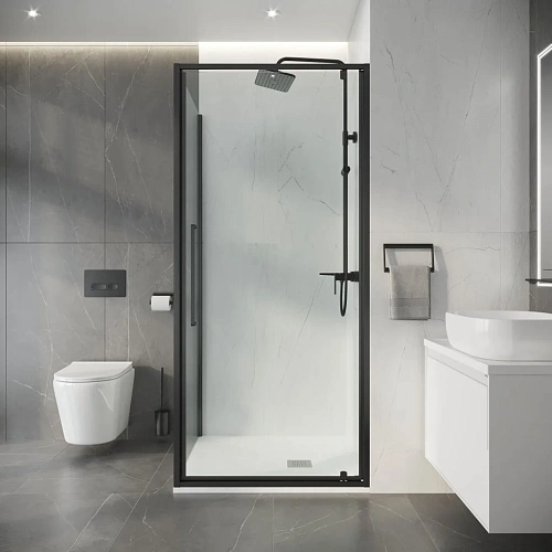 Душевой уголок Niagara Nova NG-35-9AGR-A100GR-34 (90х100х195) прямоугольник, распашная, графит, стекло прозрачное Душевой уголок Niagara Nova NG-35-9AGR-A100GR-34 (90х100х195) прямоугольник, распашная, графит, стекло прозрачное