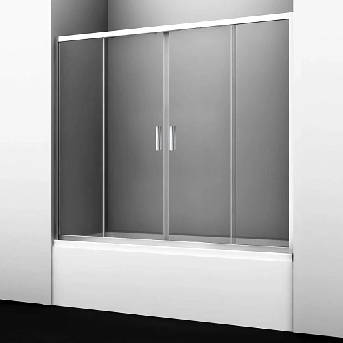 Шторка на ванну WasserKRAFT Lippe 45S02-170 хром Шторка на ванну WasserKRAFT Lippe 45S02-170 хром