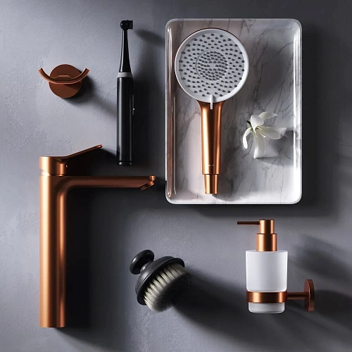 Смеситель для раковины AM.PM X-Joy F85A92044, высокий, розовое золото Смеситель для раковины AM.PM X-Joy F85A92044, высокий, розовое золото