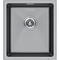 Кухонная мойка Paulmark LUMI 41UNI LU41-GRM, серый металлик, 410х460 Кухонная мойка Paulmark LUMI 41UNI LU41-GRM, серый металлик, 410х460