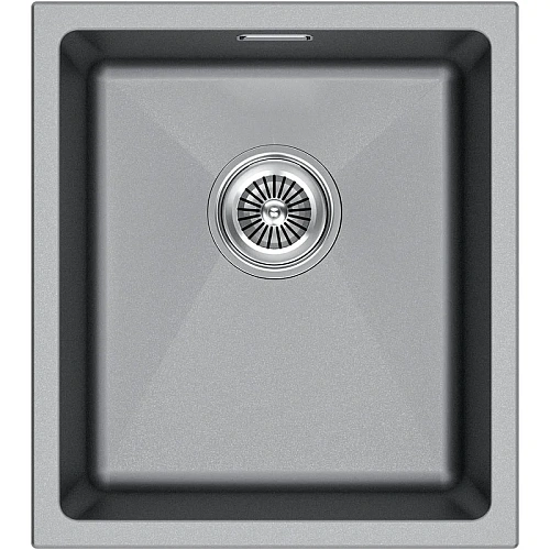 Кухонная мойка Paulmark LUMI 41UNI LU41-GRM, серый металлик, 410х460 Кухонная мойка Paulmark LUMI 41UNI LU41-GRM, серый металлик, 410х460