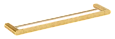 Полотенцедержатель Remer Lounge LN33BG, золото брашированное 60 см
