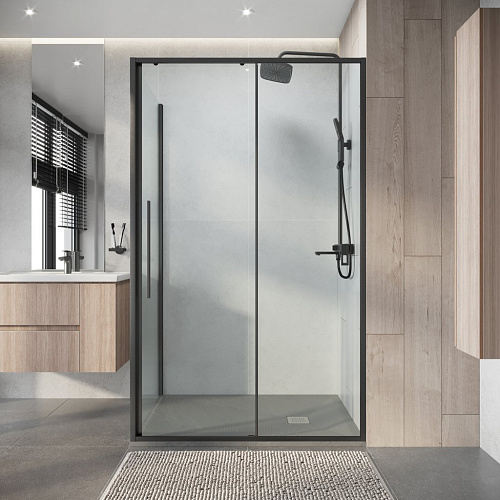 Душевой уголок Niagara Nova NG-34-12AGR-A90GR-34 (120х90х195) прямоугольник, раздвижная, графит, стекло прозрачное Душевой уголок Niagara Nova NG-34-12AGR-A90GR-34 (120х90х195) прямоугольник, раздвижная, графит, стекло прозрачное