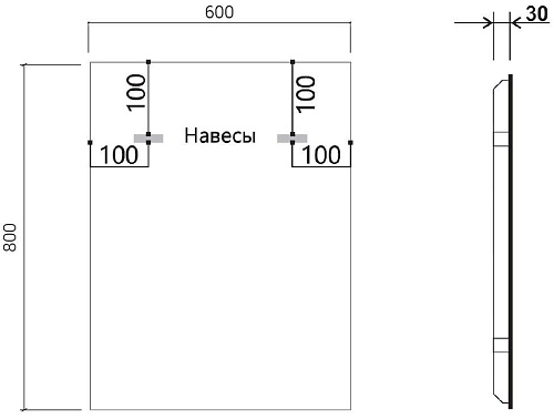 Зеркало Vincea LED VLM-3VN600-2 600х800 c сенсорным выключателем и диммером, антизапотевание Зеркало Vincea LED VLM-3VN600-2 600х800 c сенсорным выключателем и диммером, антизапотевание