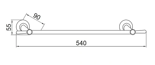 Полотенцедержатель Boheme Chiaro 10502 Полотенцедержатель Boheme Chiaro 10502