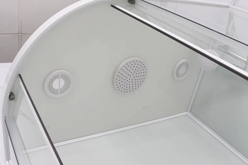 Душевая кабина Frank F420 М White 120x120 20010 закаленное матовое стекло Душевая кабина Frank F420 М White 120x120 20010 закаленное матовое стекло