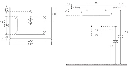 Раковина Allen Brau Fantasy 62 4.11023.20 Раковина Allen Brau Fantasy 62 4.11023.20