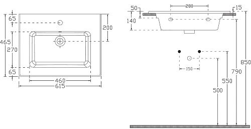 Раковина Allen Brau Fantasy 62 4.11023.20 Раковина Allen Brau Fantasy 62 4.11023.20