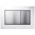 Клавиша смыва Geberit 115.080.KL.1 Omega 30 пластик, белый/хром матовый Клавиша смыва Geberit 115.080.KL.1 Omega 30 пластик, белый/хром матовый