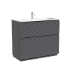 Тумба под раковину SANCOS Folk Floor FL100FGS 995х445х850 Grey soft, напольная Тумба под раковину SANCOS Folk Floor FL100FGS 995х445х850 Grey soft, напольная