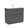 Тумба под раковину SANCOS Folk Floor FL100FGS 995х445х850 Grey soft, напольная Тумба под раковину SANCOS Folk Floor FL100FGS 995х445х850 Grey soft, напольная