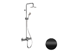 Душевая система Remer EQ34A8MPUFM25NO термостатическая, черный матовый Душевая система Remer EQ34A8MPUFM25NO термостатическая, черный матовый