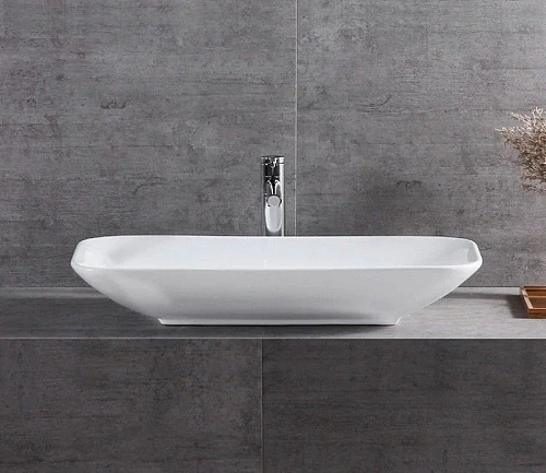 Раковина CeramaLux 9212 накладная, белый Раковина CeramaLux 9212 накладная, белый