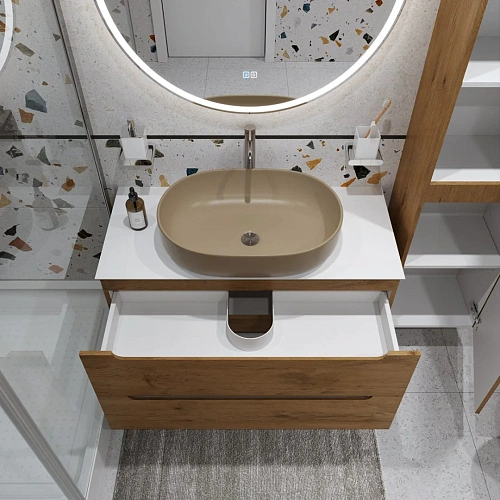 Тумба со столешницей и раковиной BelBagno ETNA 100 etna100rn-kepbo-1084h316-set подвесная ETNA100RN-KEPBO-1084H316-SET Тумба со столешницей и раковиной BelBagno ETNA 100 etna100rn-kepbo-1084h316-set подвесная ETNA100RN-KEPBO-1084H316-SET