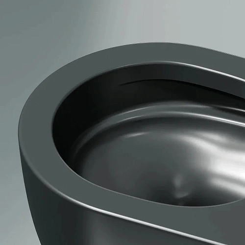 Унитаз подвесной Ceramica Nova MODENA CN6063MDH Темный Антрацит матовый Унитаз подвесной Ceramica Nova MODENA CN6063MDH Темный Антрацит матовый