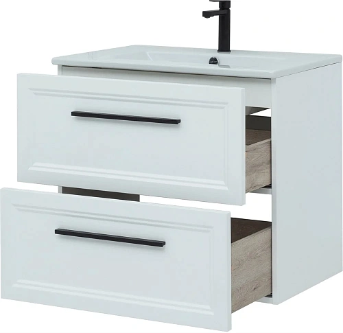 Тумба с раковиной STWORKI Эстерсунд 75 белая матовая 440912 Тумба с раковиной STWORKI Эстерсунд 75 белая матовая 440912