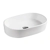 Раковина CeramaLux 9025 накладная, белый Раковина CeramaLux 9025 накладная, белый