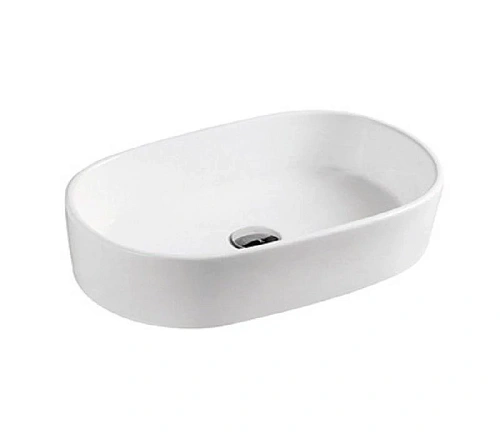 Раковина CeramaLux 9025 накладная, белый Раковина CeramaLux 9025 накладная, белый