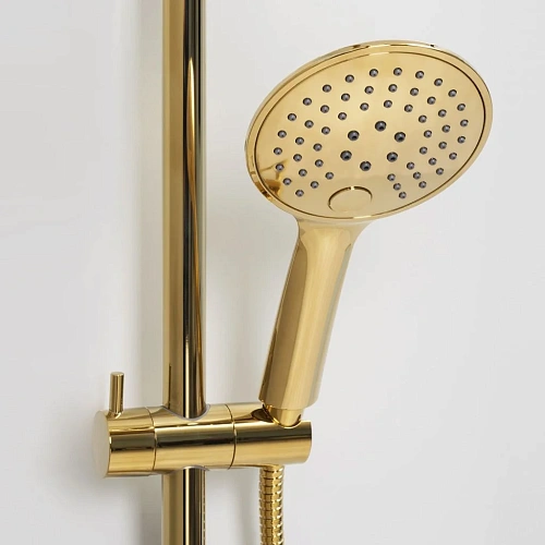 Душевая система WasserKRAFT A171.256.207.PG золото Душевая система WasserKRAFT A171.256.207.PG золото