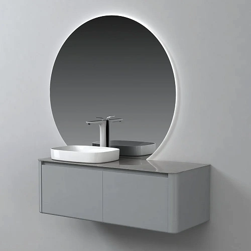 Тумба с раковиной Black&White U915.1200L Blum металлический ящик, керамогранит / раковина (1200x545x 9151200L Тумба с раковиной Black&White U915.1200L Blum металлический ящик, керамогранит / раковина (1200x545x 9151200L