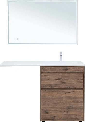 Тумба под раковину Aquanet Токио 68 дуб веллингтон напольная 2 ящика 00333652 напольная Тумба под раковину Aquanet Токио 68 дуб веллингтон напольная 2 ящика 00333652 напольная