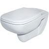 Картинка анонса товара «унитаз подвесной duravit d-code 45700900a1 rimless, с сиденьем микролифт»