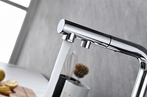 Смеситель для кухни Paulmark SERPENTINE хром Se213222-CR Смеситель для кухни Paulmark SERPENTINE хром Se213222-CR