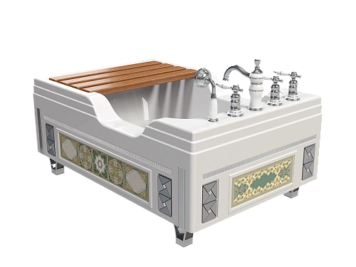 Акриловая ванна Radomir ТАХАРАТ 1-01-0-0-1-166 рама-подставка с декоративными ножками, слив, комплект панелей, сиденье из террасной доски Акриловая ванна Radomir ТАХАРАТ 1-01-0-0-1-166 рама-подставка с декоративными ножками, слив, комплект панелей, сиденье из террасной доски