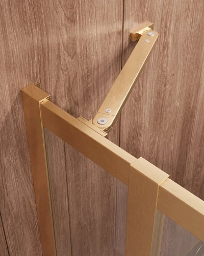 Душевой уголок CEZARES MOLVENO-A-22-100+30-C-BORO-IV цвет профиля брашированное золото стекло прозрачное 1300x1300 мм Душевой уголок CEZARES MOLVENO-A-22-100+30-C-BORO-IV цвет профиля брашированное золото стекло прозрачное 1300x1300 мм