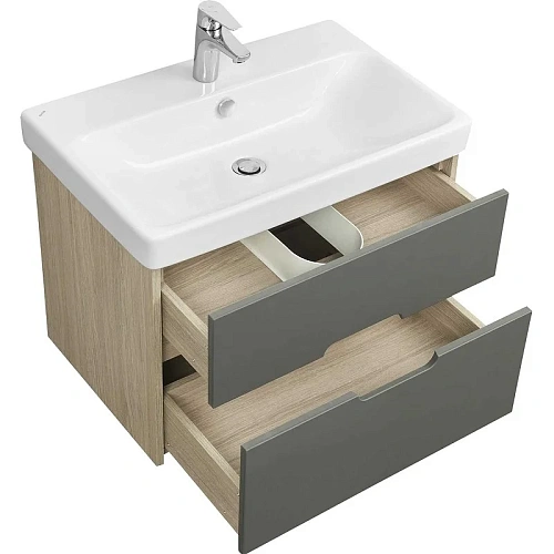 Тумба под раковину Aquaton Оливия 70 грей, дуб ойстер 1A254301OLUG0 Тумба под раковину Aquaton Оливия 70 грей, дуб ойстер 1A254301OLUG0