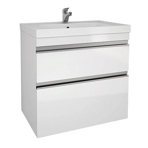 Тумба под раковину DREJA GRACE PLUS, 70 см, подвесная/напольная, 2 ящика, с опорами, белый глянец 99 99.0905 Тумба под раковину DREJA GRACE PLUS, 70 см, подвесная/напольная, 2 ящика, с опорами, белый глянец 99 99.0905