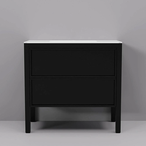 Тумба с раковиной ArtDecco Elisa 90 AES09F78S200 черный дуб Тумба с раковиной ArtDecco Elisa 90 AES09F78S200 черный дуб