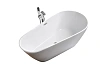 Картинка анонса товара «ванна отдельностоящая ceruttispa mimi170ii ct10503 1700x800x600 акриловая, белая, со сливом-переливом»