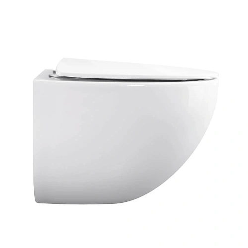 Унитаз подвесной Black&White W-751 Rimless / UF seat cover / Fixing screw (530x375x380) 751W00 Унитаз подвесной Black&White W-751 Rimless / UF seat cover / Fixing screw (530x375x380) 751W00