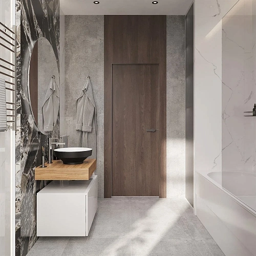 Комплект мебели STWORKI Ольборг 60 столешница дуб французский, без отверстий, с тумбой 80, с раковин 536595 Комплект мебели STWORKI Ольборг 60 столешница дуб французский, без отверстий, с тумбой 80, с раковин 536595