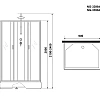 Душевая кабина Niagara Classic NG-33984-14QBKT (900х800х2100) средний поддон (26см) стекло матовое 339844QBKT Душевая кабина Niagara Classic NG-33984-14QBKT (900х800х2100) средний поддон (26см) стекло матовое 339844QBKT